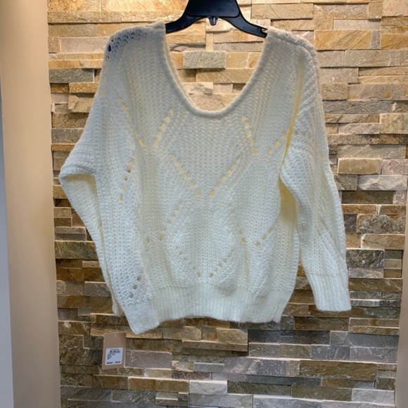FRNCH Open Stitch Pullover Sweater - Picture 7 of 8